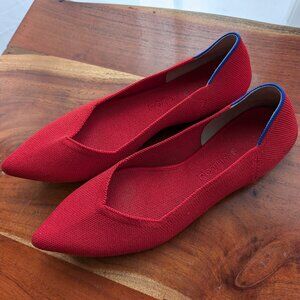 Rothy's Point Bright Red 9.5